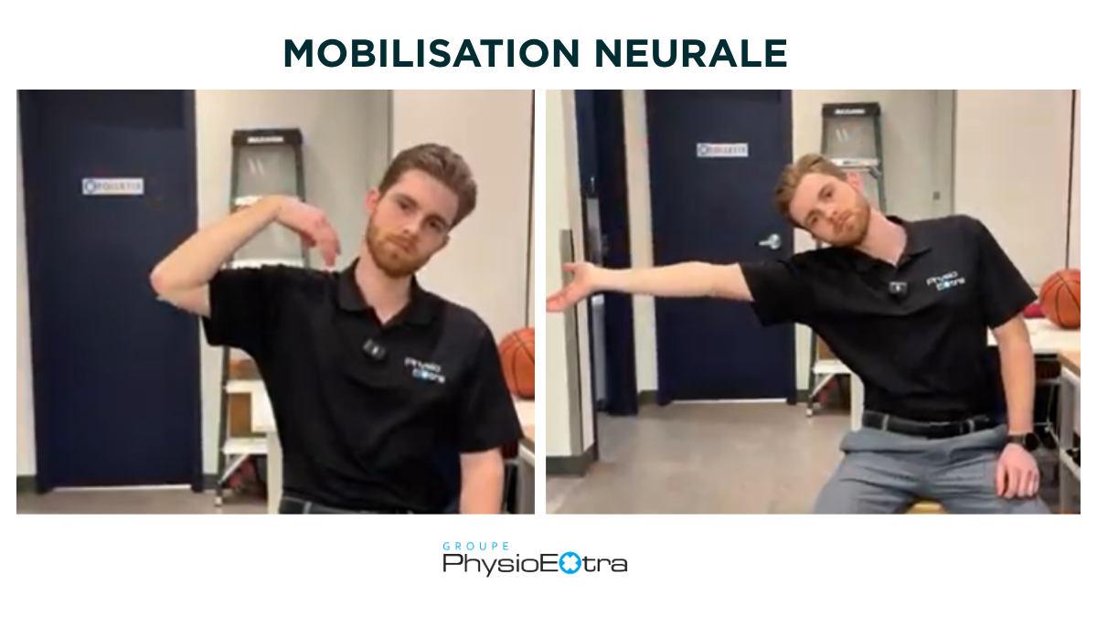 Neural mobilization exercises with Nicolas Prévost, occupational therapist at PhysioExtra